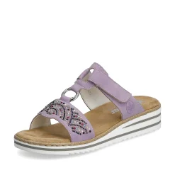 Sale Women'S Mules In Lilac Colors Ladies Colorful Styles
