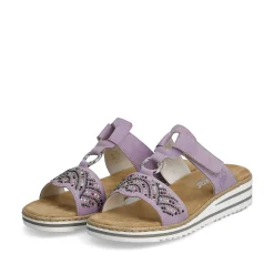 Sale Women'S Mules In Lilac Colors Ladies Colorful Styles