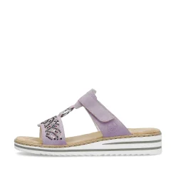 Sale Women'S Mules In Lilac Colors Ladies Colorful Styles