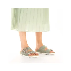 Best Women'S Mules Khaki Green Ladies Mules & Slippers