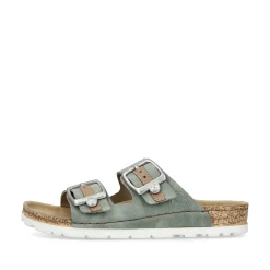 Best Women'S Mules Khaki Green Ladies Mules & Slippers