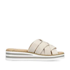 Sale Women'S Mules Light Beige Ladies Mules & Slippers