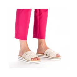 Sale Women'S Mules Light Beige Ladies Mules & Slippers