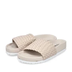 Outlet Women'S Mules Light Beige Ladies Mules & Slippers