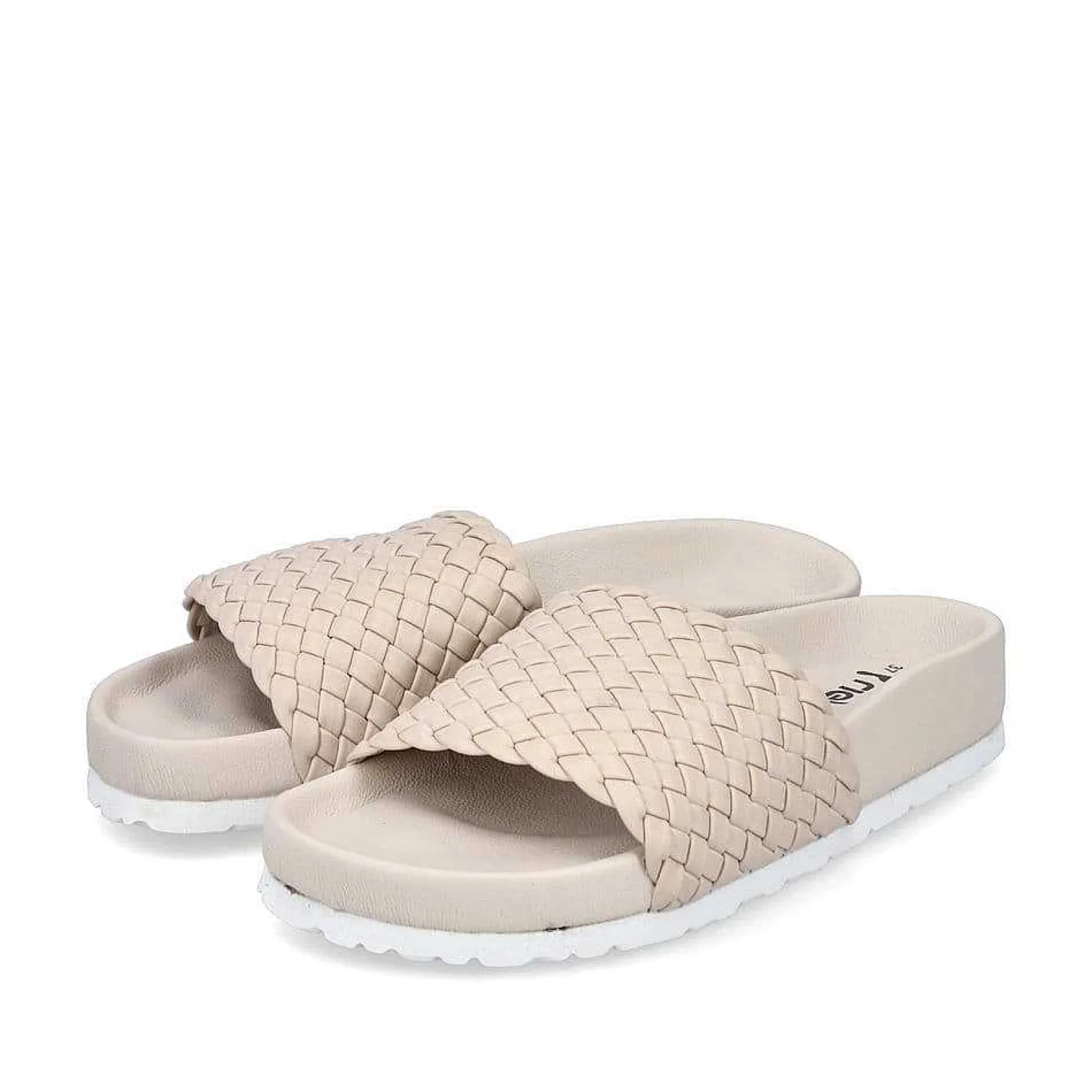 Outlet Women'S Mules Light Beige Ladies Mules & Slippers