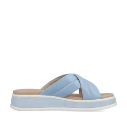 Discount Women'S Mules Light Summer Blue Ladies Mules & Slippers