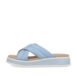 Discount Women'S Mules Light Summer Blue Ladies Mules & Slippers
