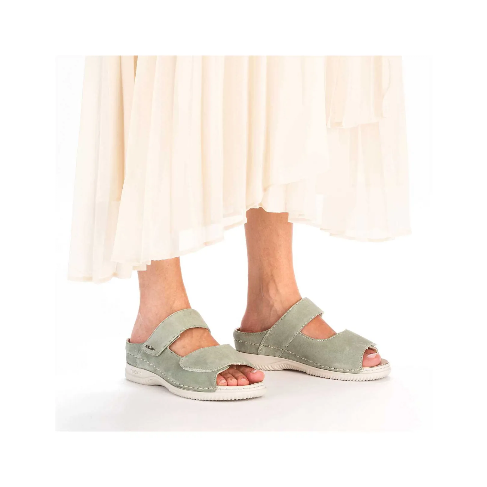 Online Women'S Mules Light Green Ladies Mules & Slippers