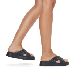 Outlet Women'S Mules Midnight Black Ladies Mules & Slippers