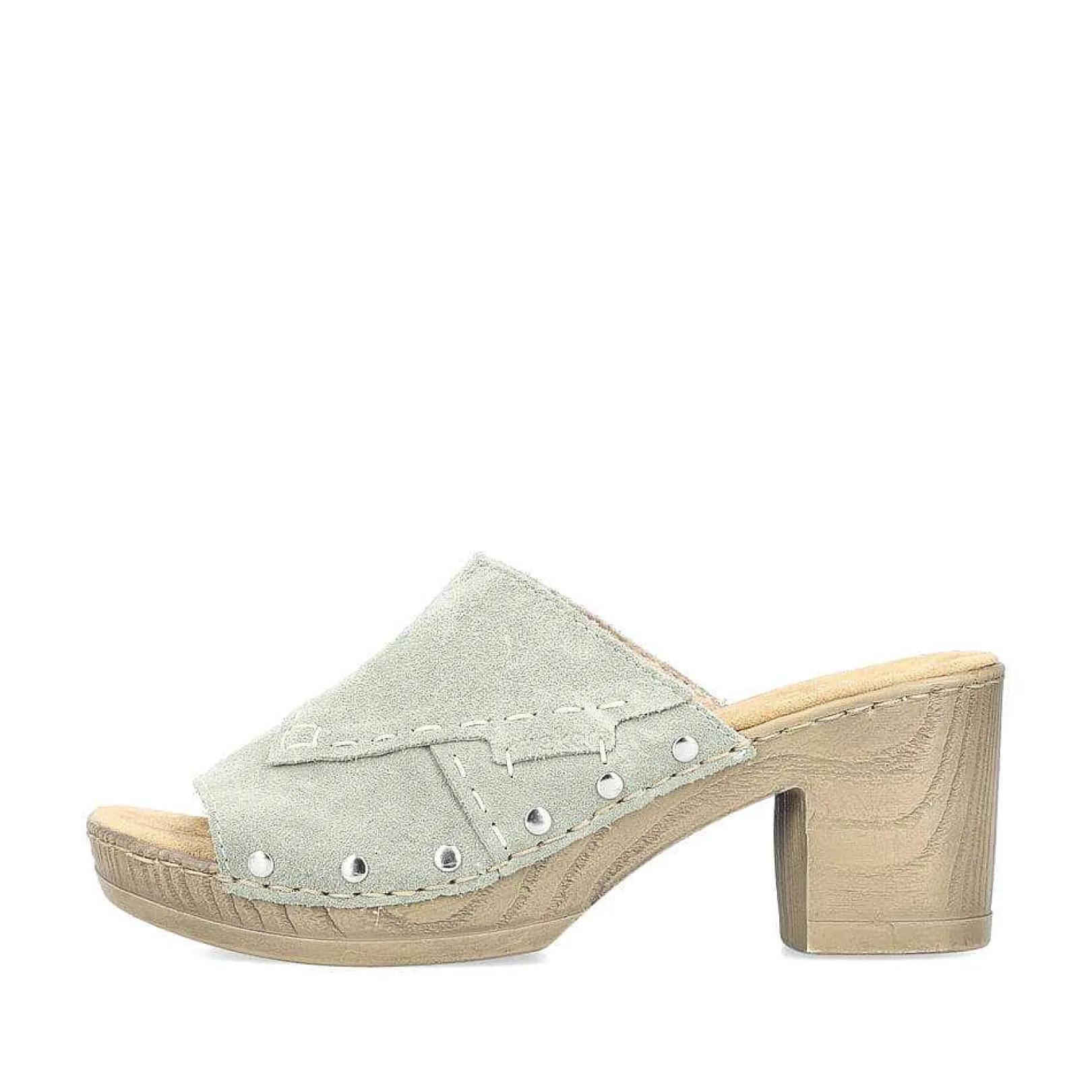 New Women'S Mules Mint Green Ladies Mules & Slippers