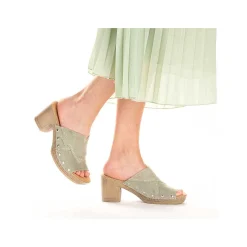 New Women'S Mules Mint Green Ladies Mules & Slippers