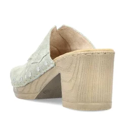 New Women'S Mules Mint Green Ladies Mules & Slippers