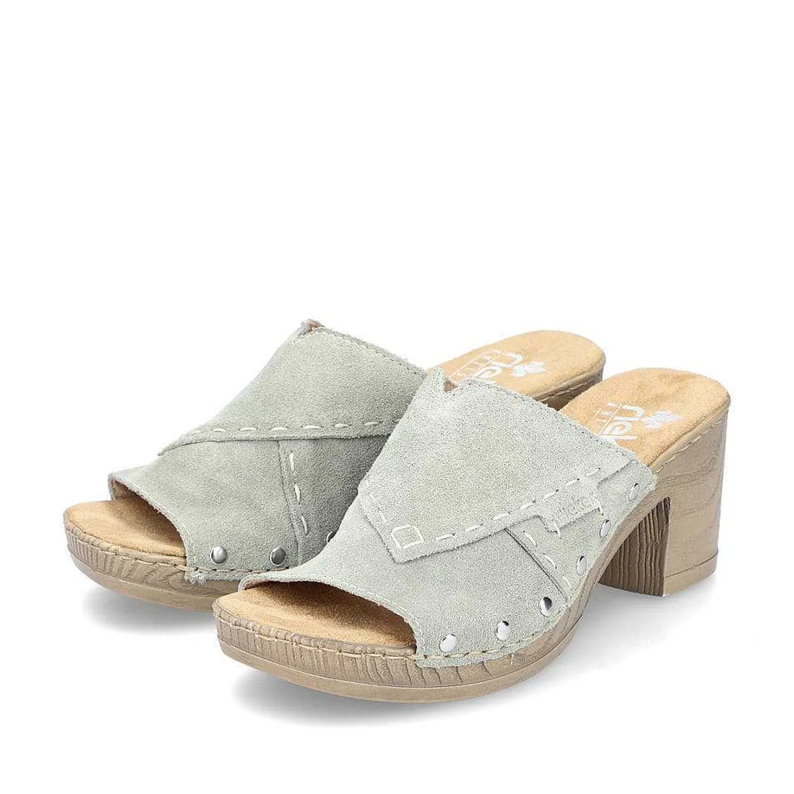 New Women'S Mules Mint Green Ladies Mules & Slippers