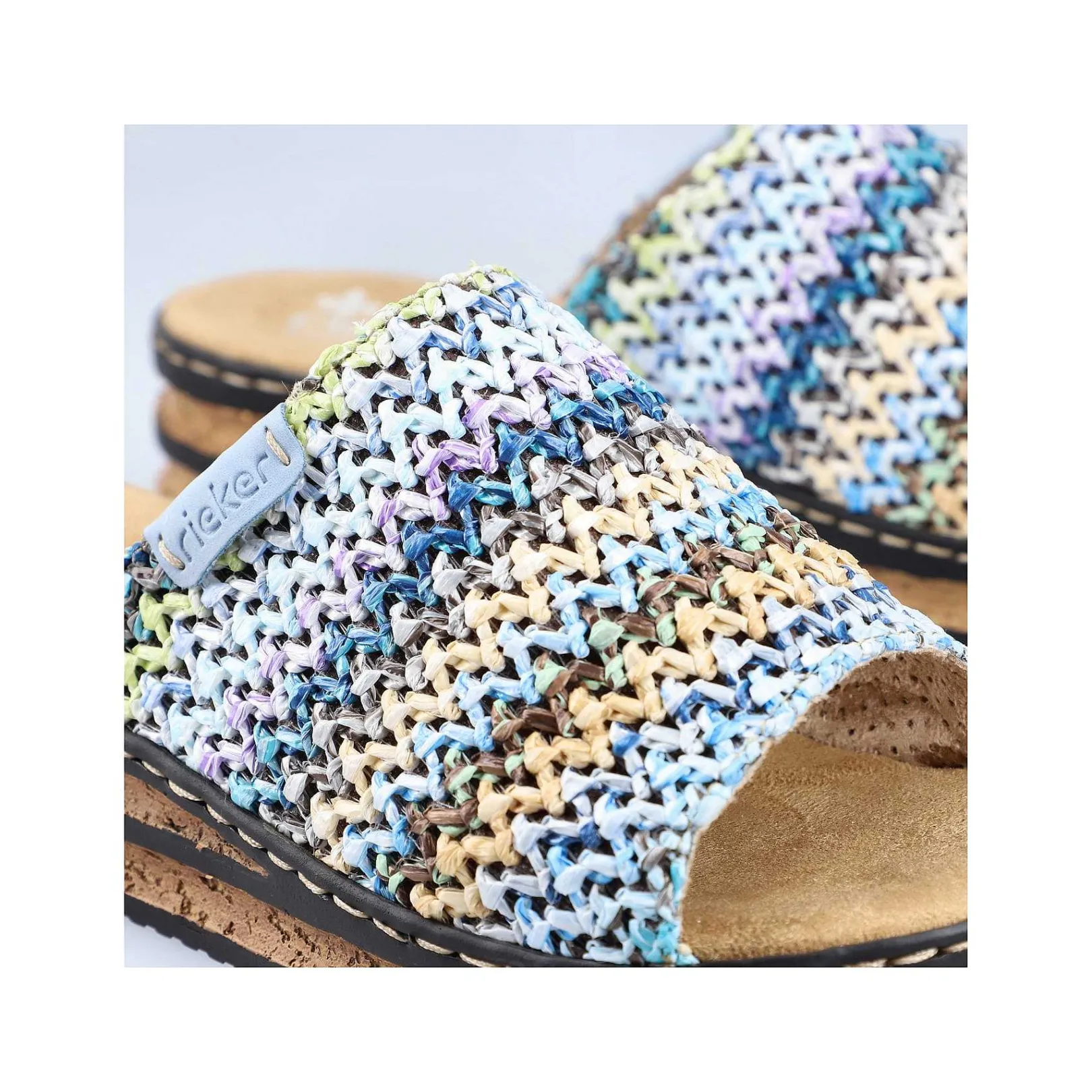 Sale Women'S Mules Multi-Sky Blue Men'S Summer Shoes