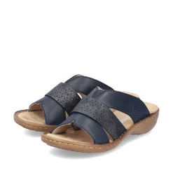 New Women'S Mules Navy Blue Ladies Mules & Slippers