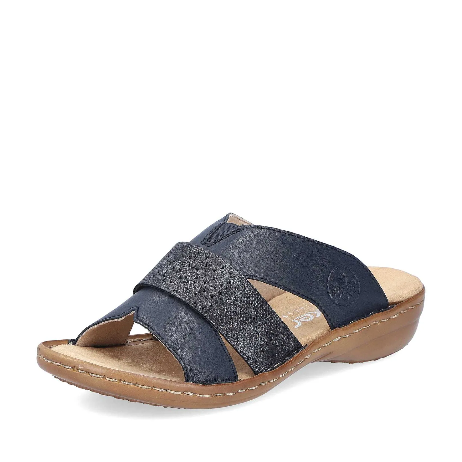 New Women'S Mules Navy Blue Ladies Mules & Slippers