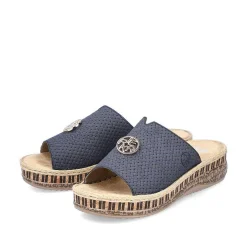 Discount Women'S Mules Navy Blue Ladies Mules & Slippers