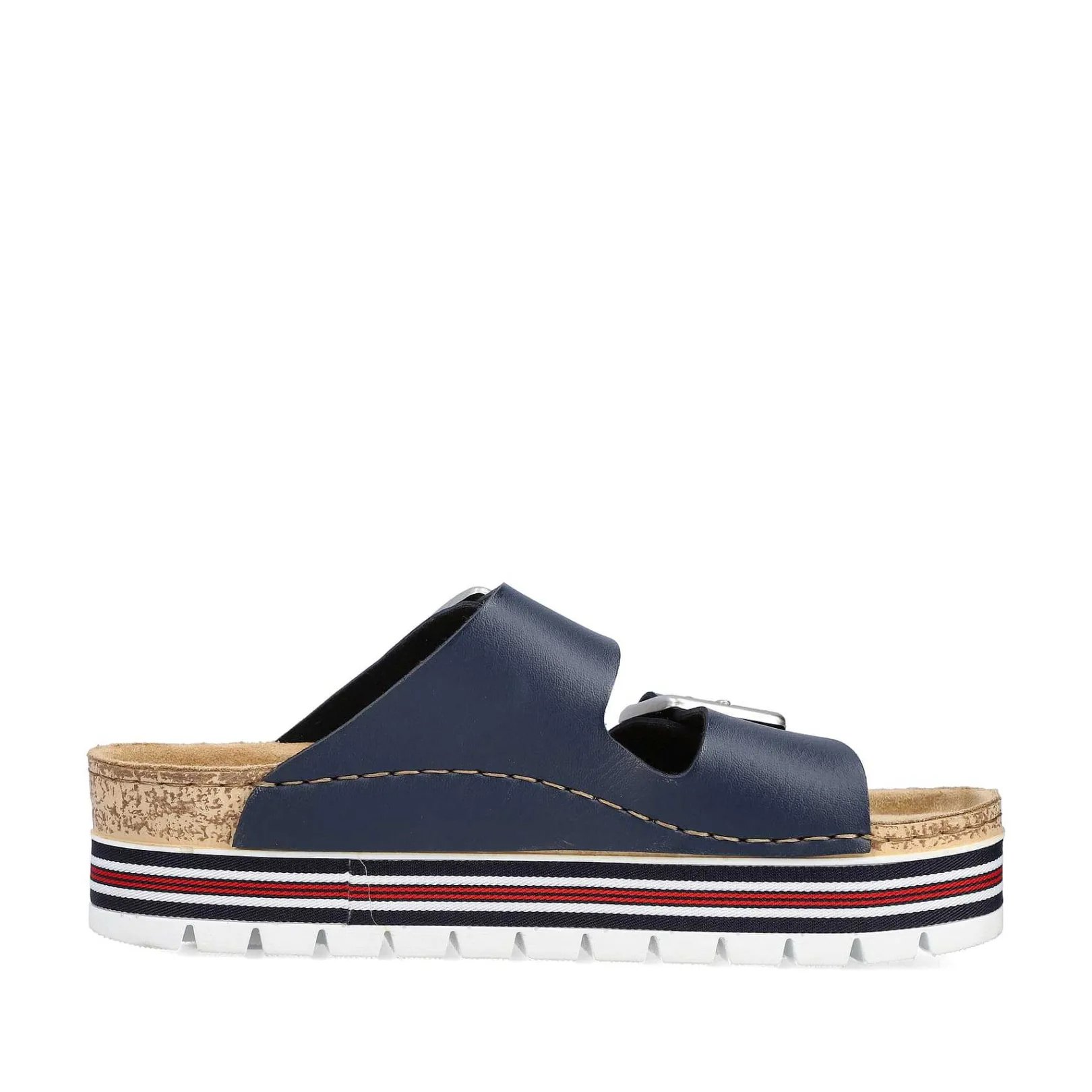 Outlet Women'S Mules Navy Blue Ladies Mules & Slippers