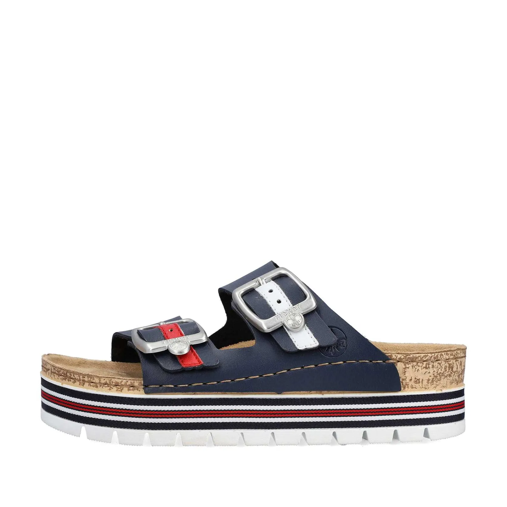 Outlet Women'S Mules Navy Blue Ladies Mules & Slippers