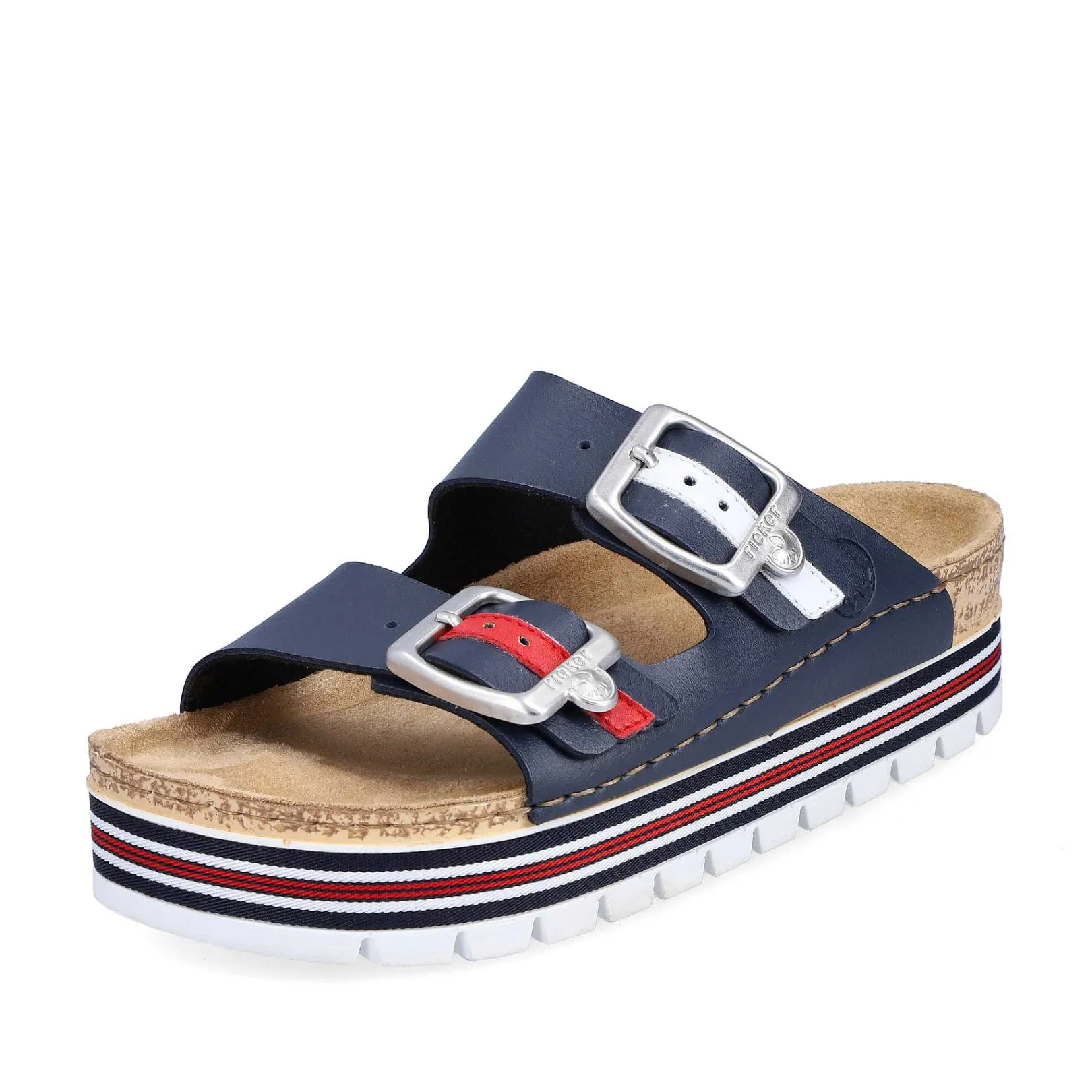 Outlet Women'S Mules Navy Blue Ladies Mules & Slippers