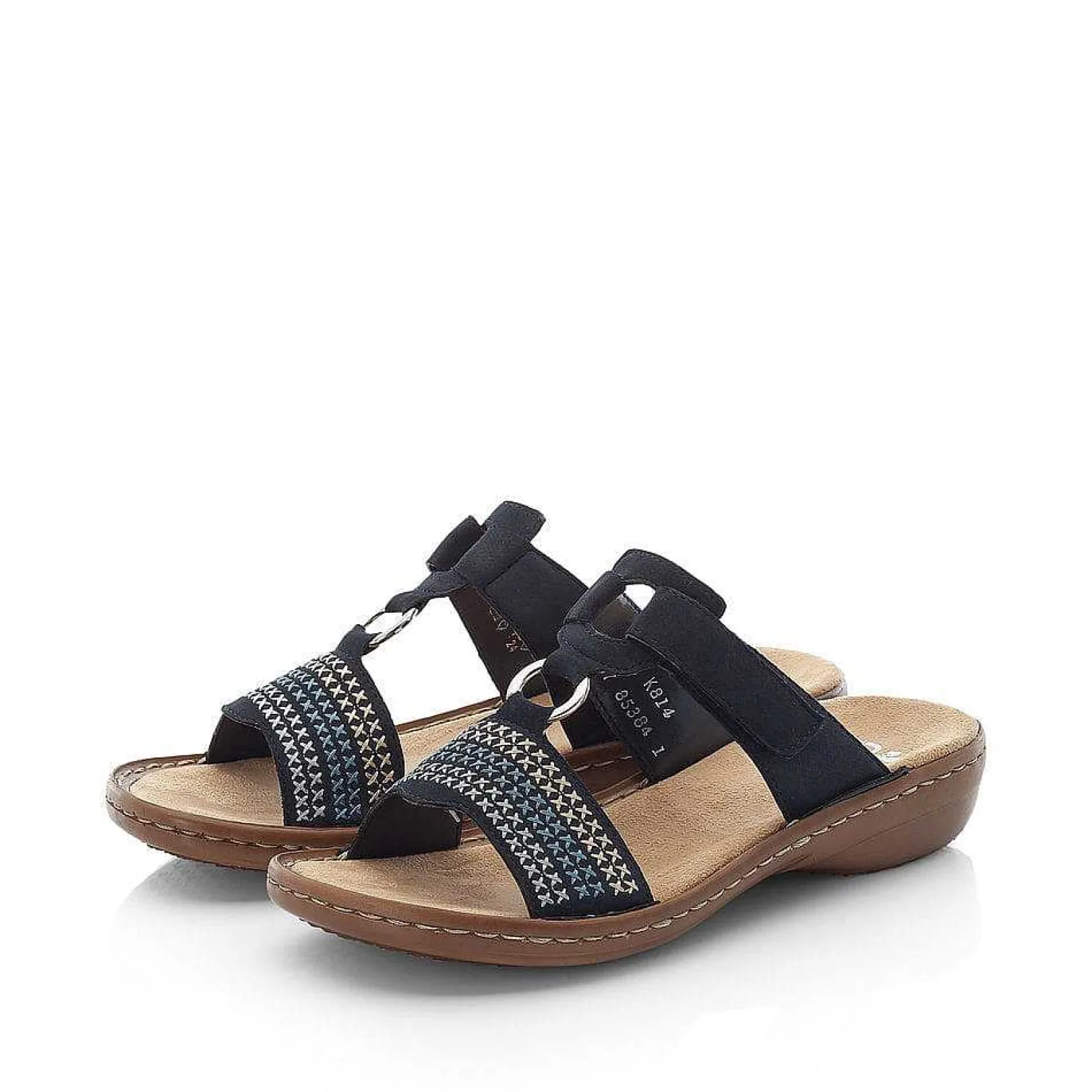 Sale Women'S Mules Navy Blue Ladies Mules & Slippers
