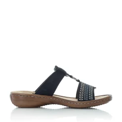 Sale Women'S Mules Navy Blue Ladies Mules & Slippers