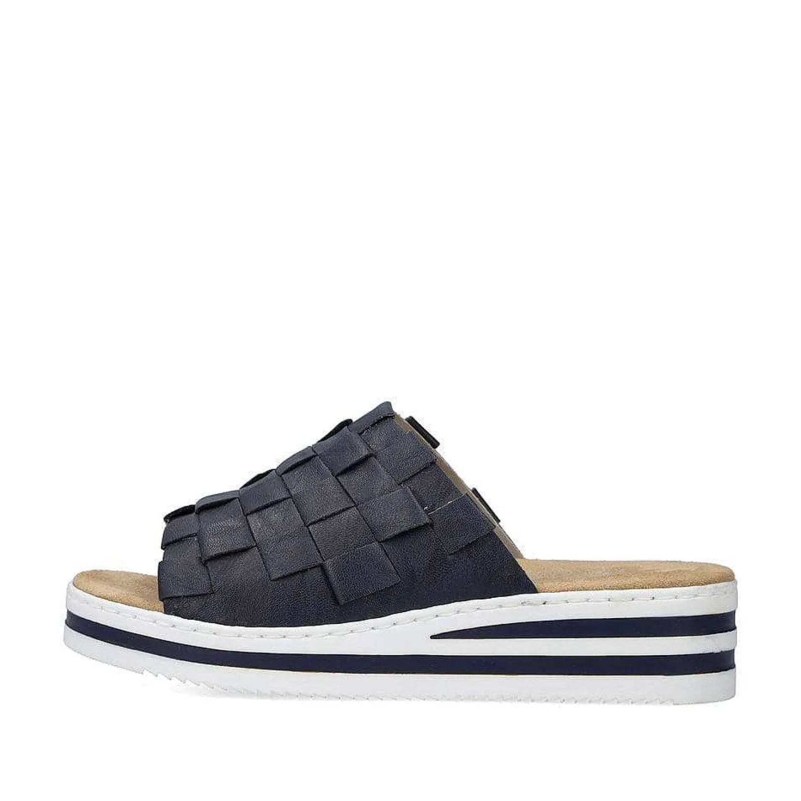 New Women'S Mules Navy Blue Ladies Mules & Slippers