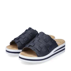 New Women'S Mules Navy Blue Ladies Mules & Slippers