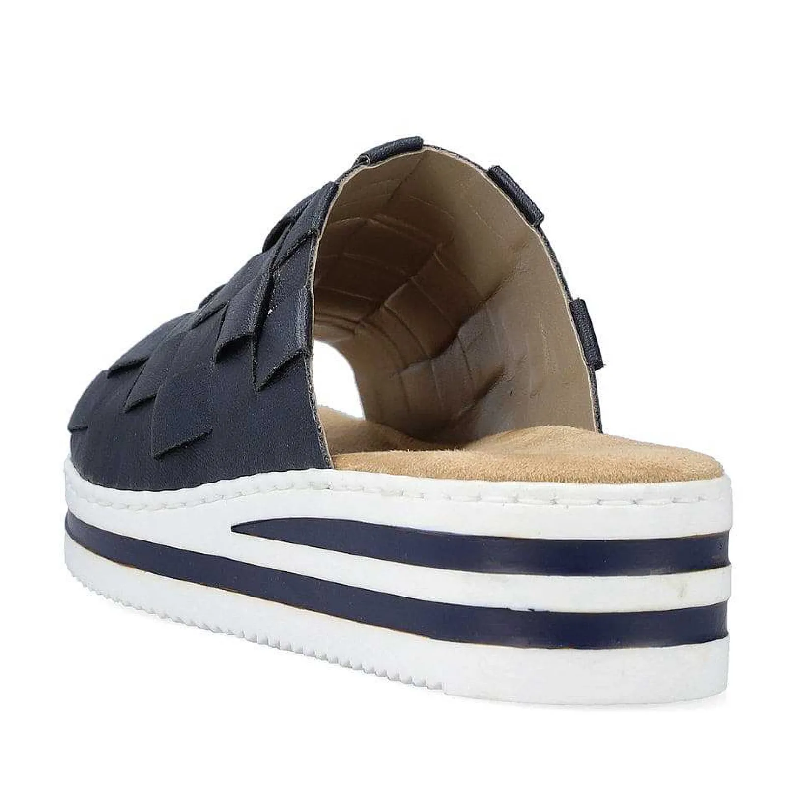 New Women'S Mules Navy Blue Ladies Mules & Slippers