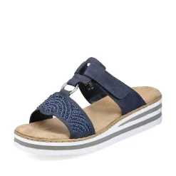 New Women'S Mules Navy Blue Ladies Mules & Slippers