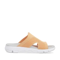 Discount Women'S Mules Neon Orange Ladies Colorful Styles