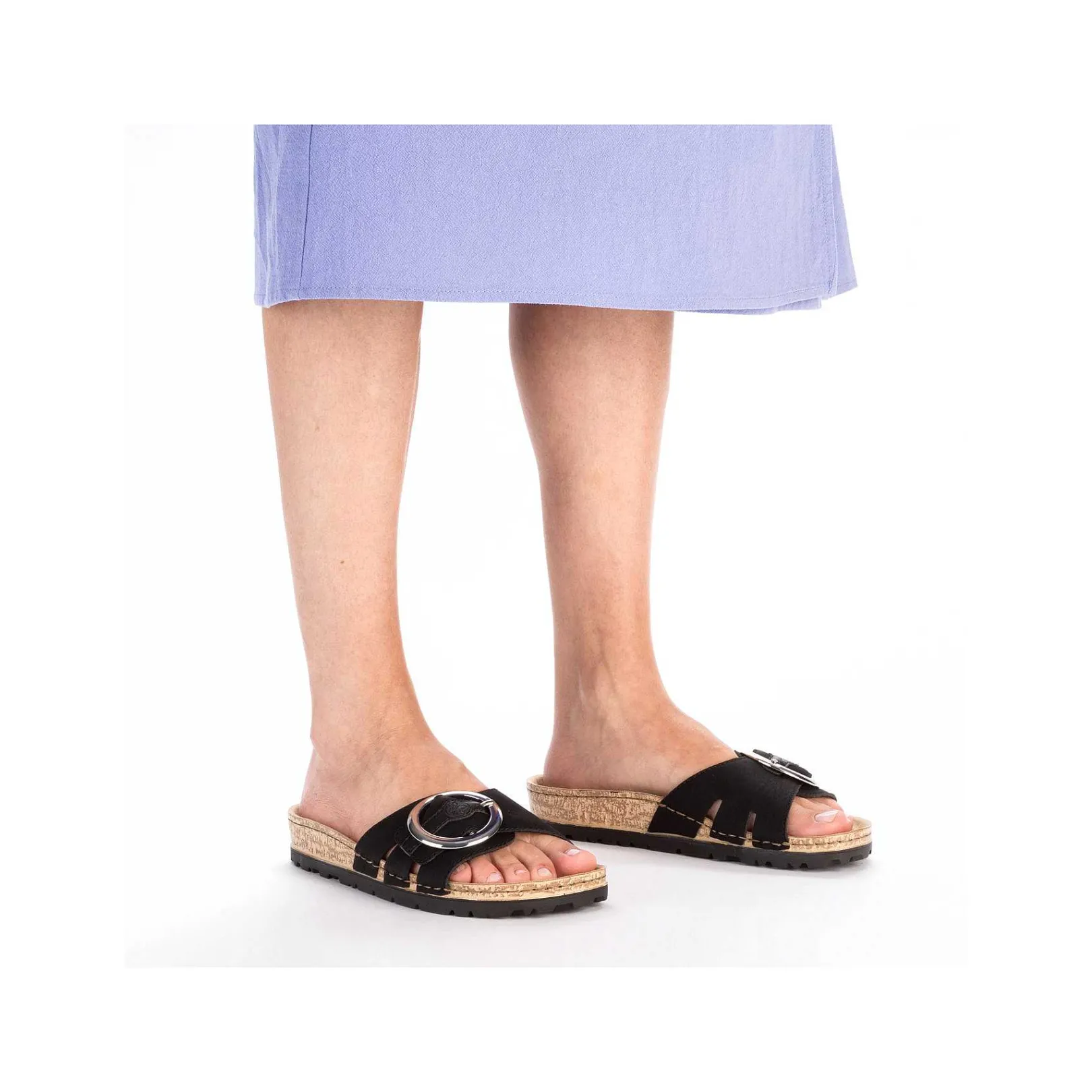 Outlet Women'S Mules Night Black Ladies Mules & Slippers