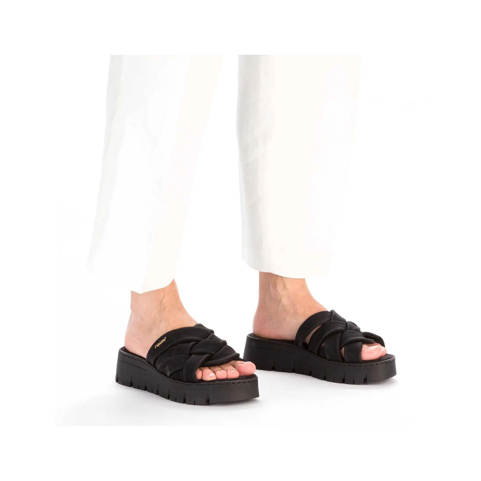 Online Women'S Mules Night Black Ladies Mules & Slippers