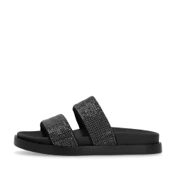 Outlet Women'S Mules Night Black Ladies Mules & Slippers