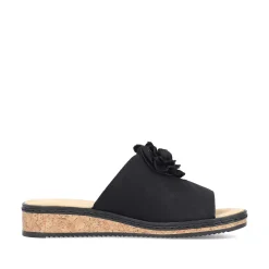 Outlet Women'S Mules Night Black Ladies Mules & Slippers