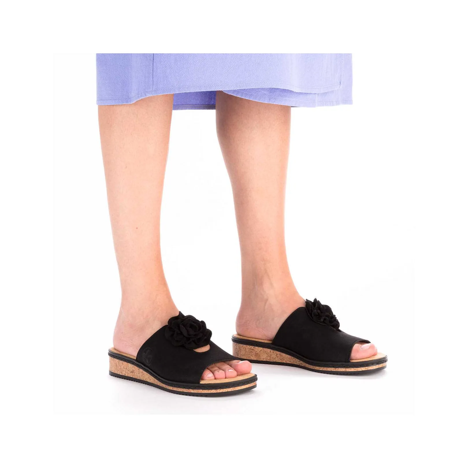 Outlet Women'S Mules Night Black Ladies Mules & Slippers