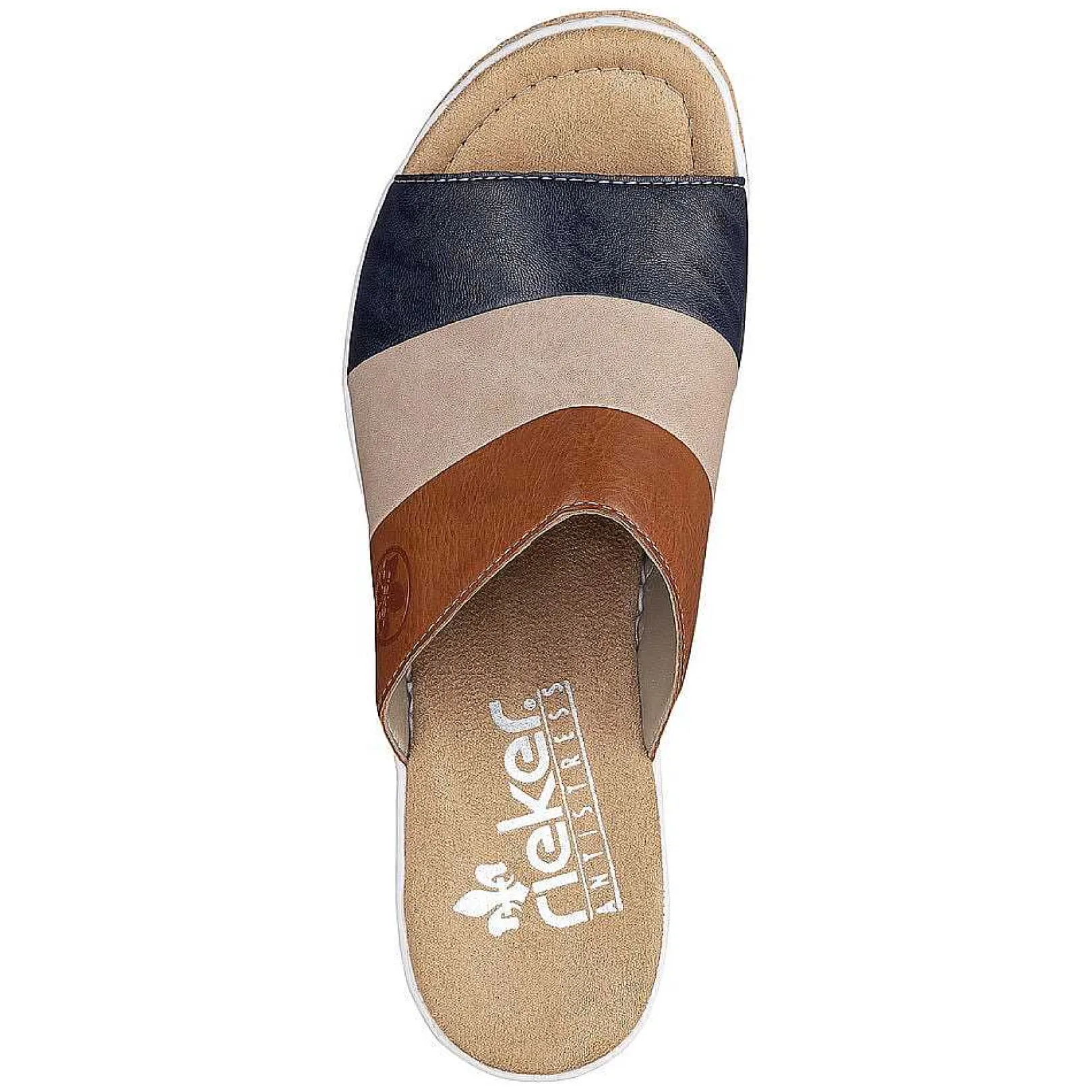 Outlet Women'S Mules Nut Brown-Black Ladies Mules & Slippers
