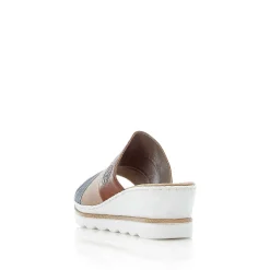 Outlet Women'S Mules Nut Brown-Black Ladies Mules & Slippers