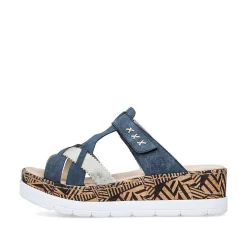 Outlet Women'S Mules Ocean Blue Ladies Mules & Slippers