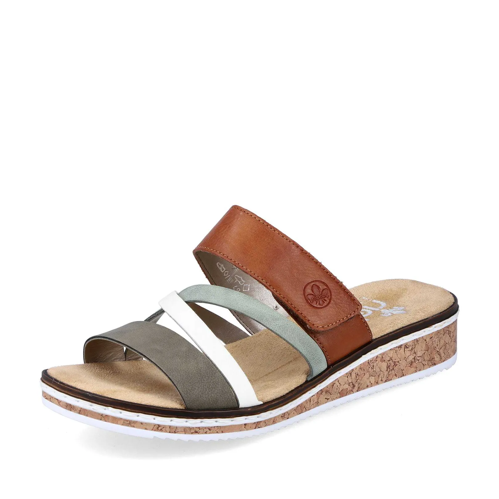 Women'S Mules Olive Green-Brown-White Ladies Mules & Slippers