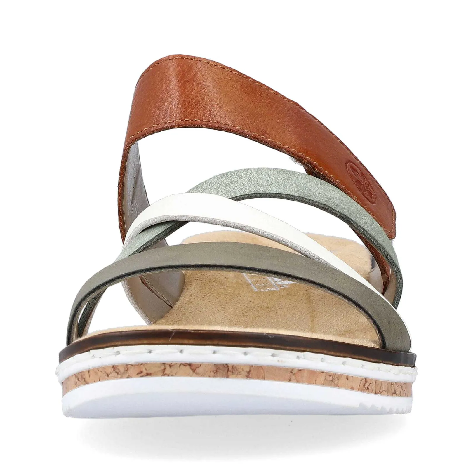 Women'S Mules Olive Green-Brown-White Ladies Mules & Slippers