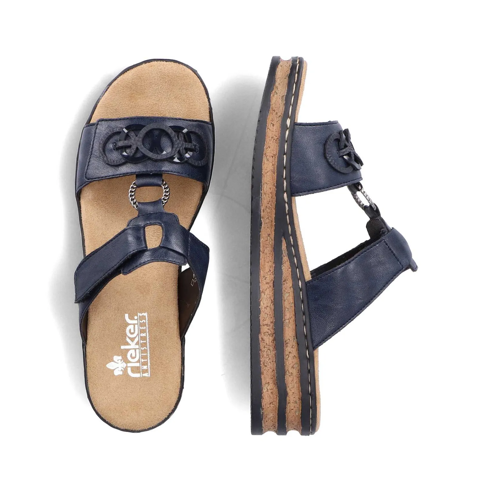 Clearance Women'S Mules Pacific Blue Ladies Mules & Slippers