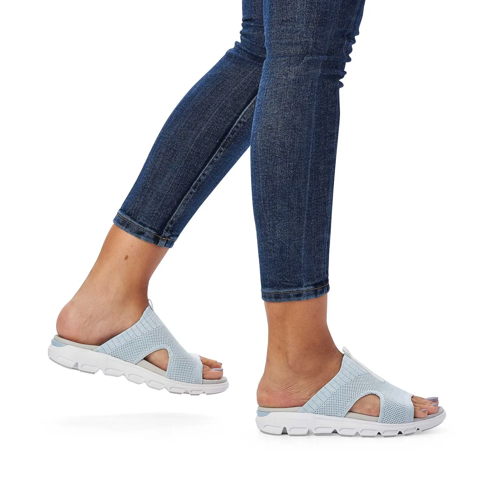 Hot Women'S Mules Pastel Blue Ladies Mules & Slippers
