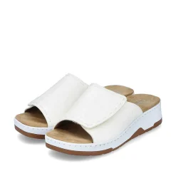 Online Women'S Mules Pearl White Ladies Mules & Slippers