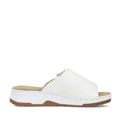 Online Women'S Mules Pearl White Ladies Mules & Slippers