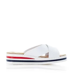 Outlet Women'S Mules Pearl White Ladies Mules & Slippers
