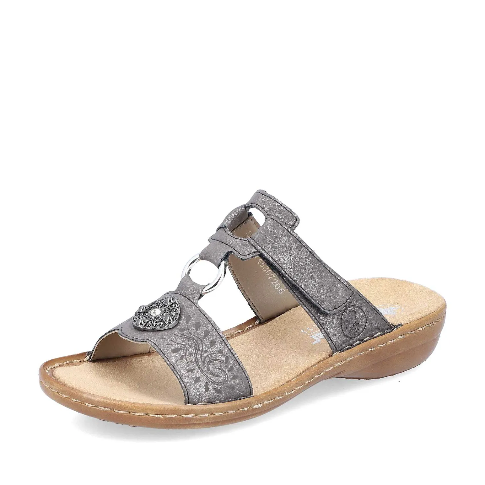 Women'S Mules Platinum Gray Ladies Mules & Slippers