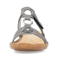 Women'S Mules Platinum Gray Ladies Mules & Slippers