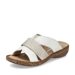 Clearance Women'S Mules Pure White Ladies Mules & Slippers