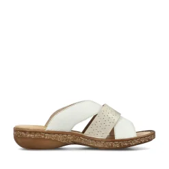 Clearance Women'S Mules Pure White Ladies Mules & Slippers